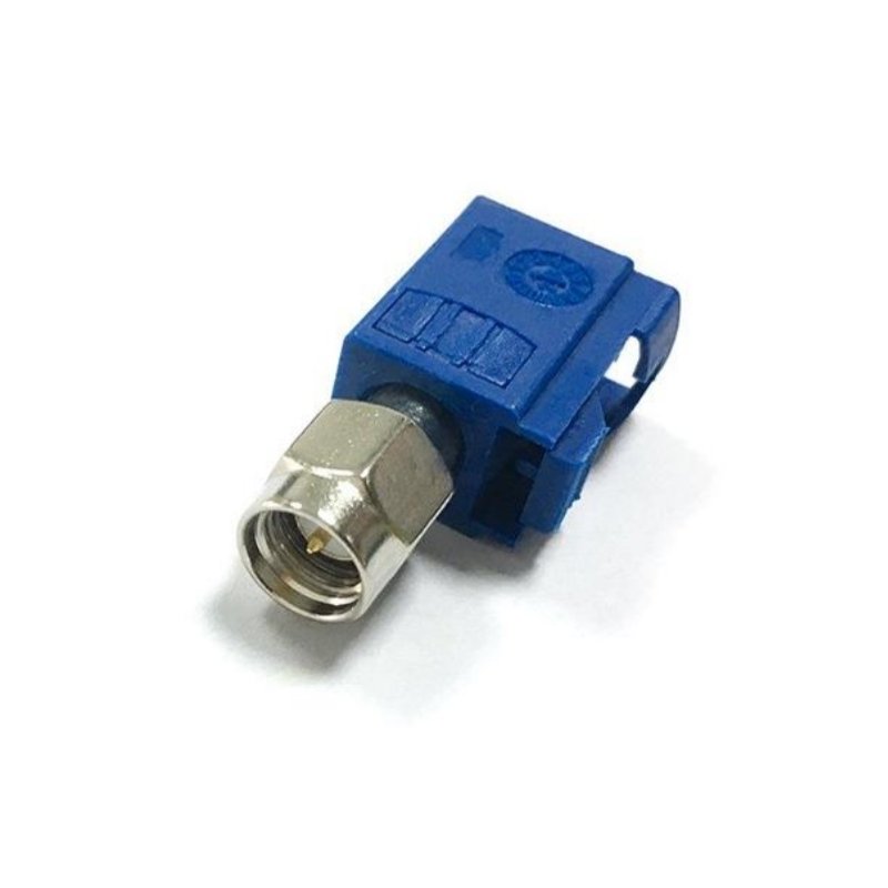 FAKRA Female a Type to SMA Male Interseries Adapter for AM/FM Satellite Radio GPS 4G/5G Cellular Bluetooth SMA Coax Cables