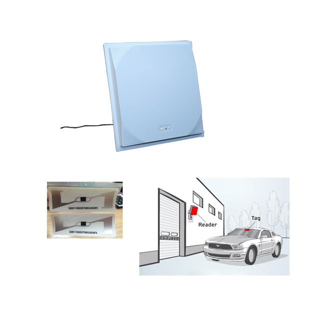 12dBi Antenna Built-in Long Range Integrated UHF RFID Reader for Car Parking or Access Control