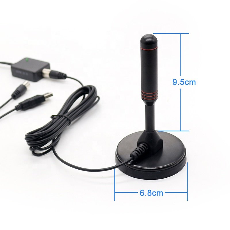 TV Antenna auto hdtv digital 35dB Outdoor antenna booster signal usb fm antenna radio vhf car long range