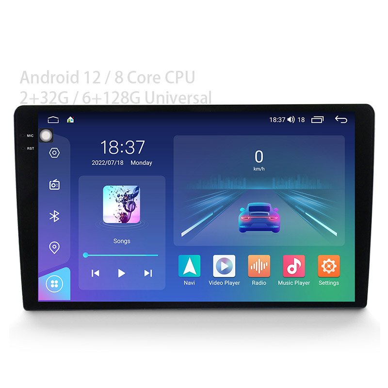 2.5D Ips 9.5 10 Inch Screen Android Vertical Car Player Dvr Navigation Touch Screen Car Radio for Camry