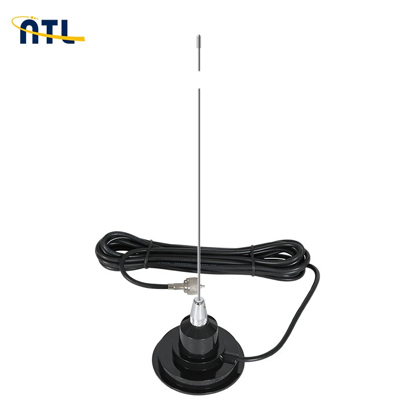 27 Mhz CB Antenna Flexible Stainless Steel Magnet Mount Car Trucker CB Mobile Antenna