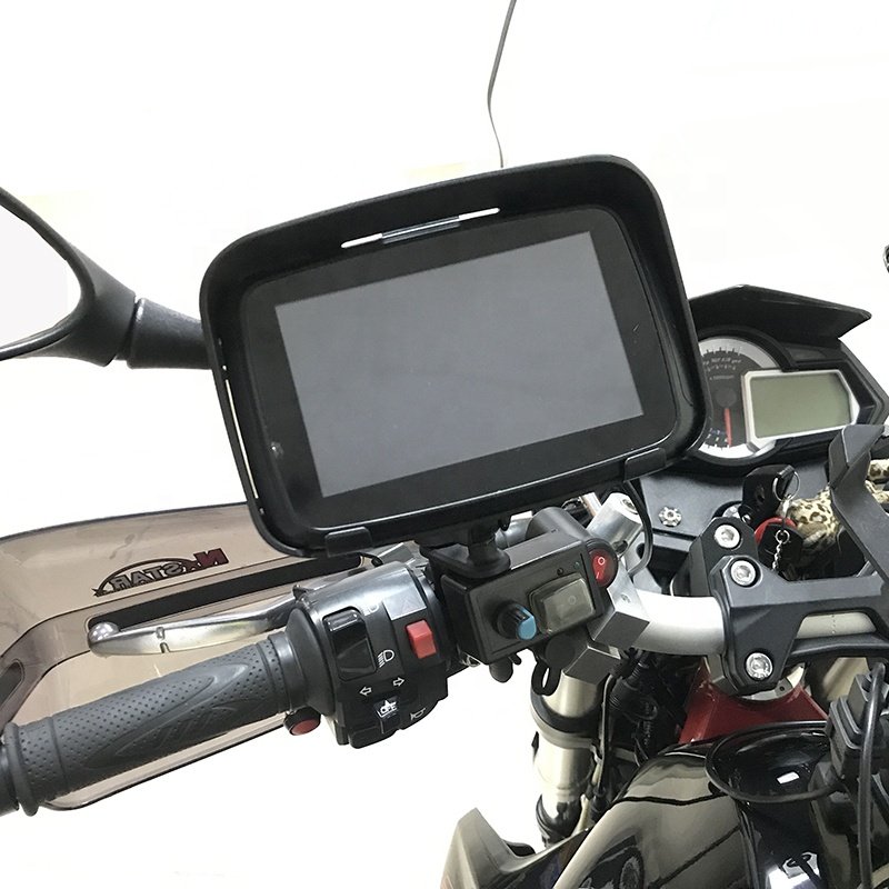 5 Inch Sunlight Readable LCD 16GB Waterproof Android Bike Motorcycle GPS Navigation for BMW Honda