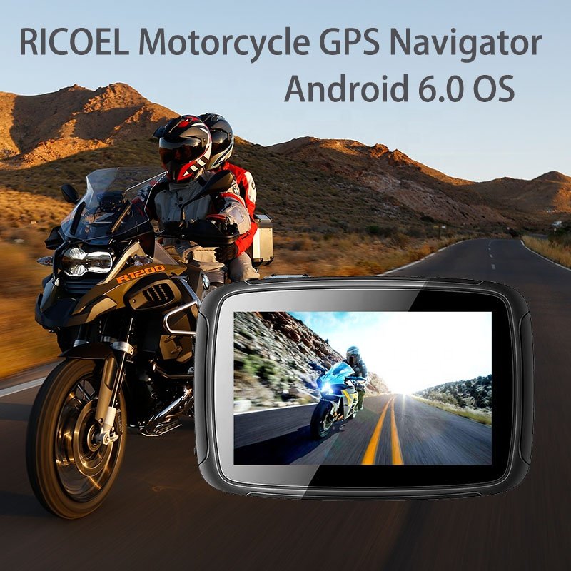 5 Inch Sunlight Readable LCD 16GB Waterproof Android Bike Motorcycle GPS Navigation for BMW Honda