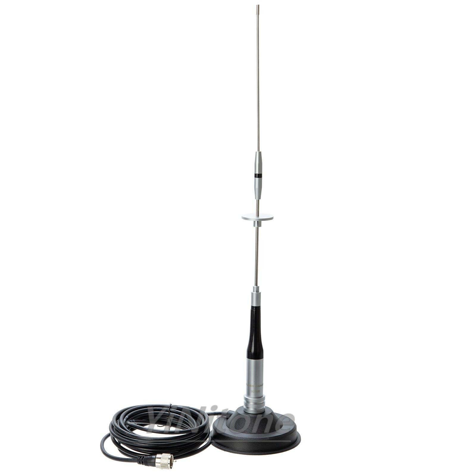 SG7000 Set 144/430MHz High Gain Mobile Antenna With PL259 5M UHF Male Car Mobile Antenna Coax Cable 12CM Big Magnetic Mount Base