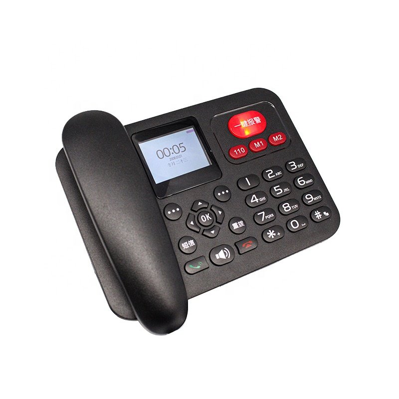 China Oem Odm Landline Dual Sim Car Cordless 4G Gsm Desktop Phone Lte Fixed Wireless Phone