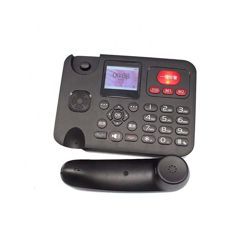 China Oem Odm Landline Dual Sim Car Cordless 4G Gsm Desktop Phone Lte Fixed Wireless Phone