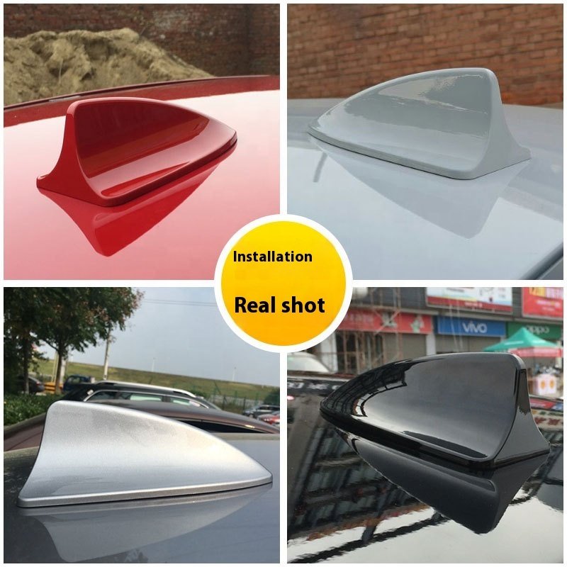 Special Piano Paint Color Shark Fin Antenna for BMW for General Roof Tail Modification and Stylish Car Decoration