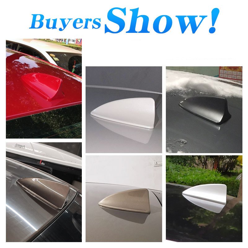 Special Piano Paint Color Shark Fin Antenna for BMW for General Roof Tail Modification and Stylish Car Decoration