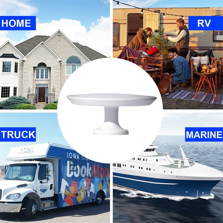 Wholesale High Gain Motor Home Camping Marine Satellite TV Antenne UFO Caravan Antena Outdoor Digital Car TV RV Antenna