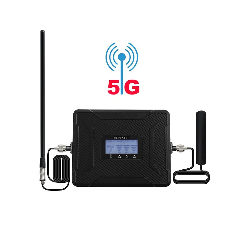 High Performance 2G 3G 4G Triband Mobile Booster 5G Signal Amplifier Repeater Antenna Set for Caravan Car and Truck