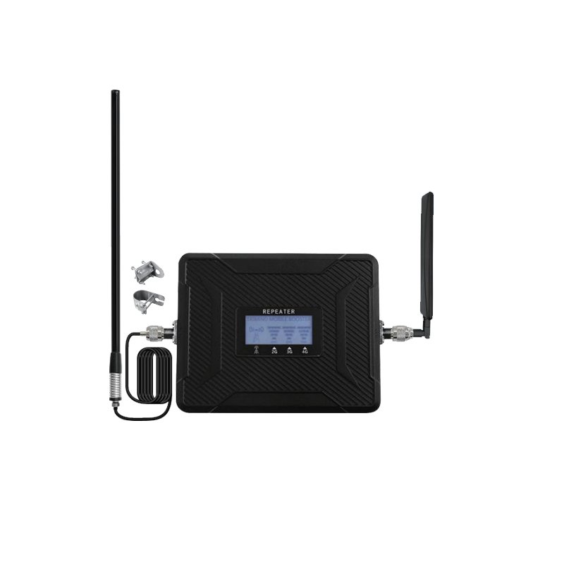 High Performance 2G 3G 4G Triband Mobile Booster 5G Signal Amplifier Repeater Antenna Set for Caravan Car and Truck