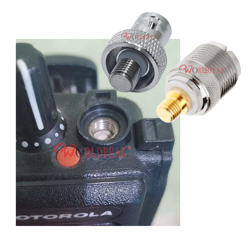 Walkie Talkie Car Antenna RF Coaxial M Type Connector Adapter for Motorola Handheld GP3188/GP88S/GP3688/GP2000