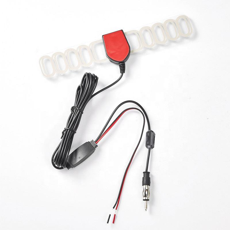 General Motors Car Aerial 20dB Amplifier 3M Cable Car Truck Car Radio Windshield Hidden Antenna Stereo Active Antenna