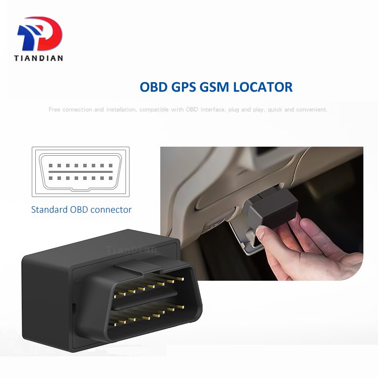 High Quality Car GPS Locator Satellite Tracking Alarm Vehicle Anti-theft OBD GSM GPRS tracker