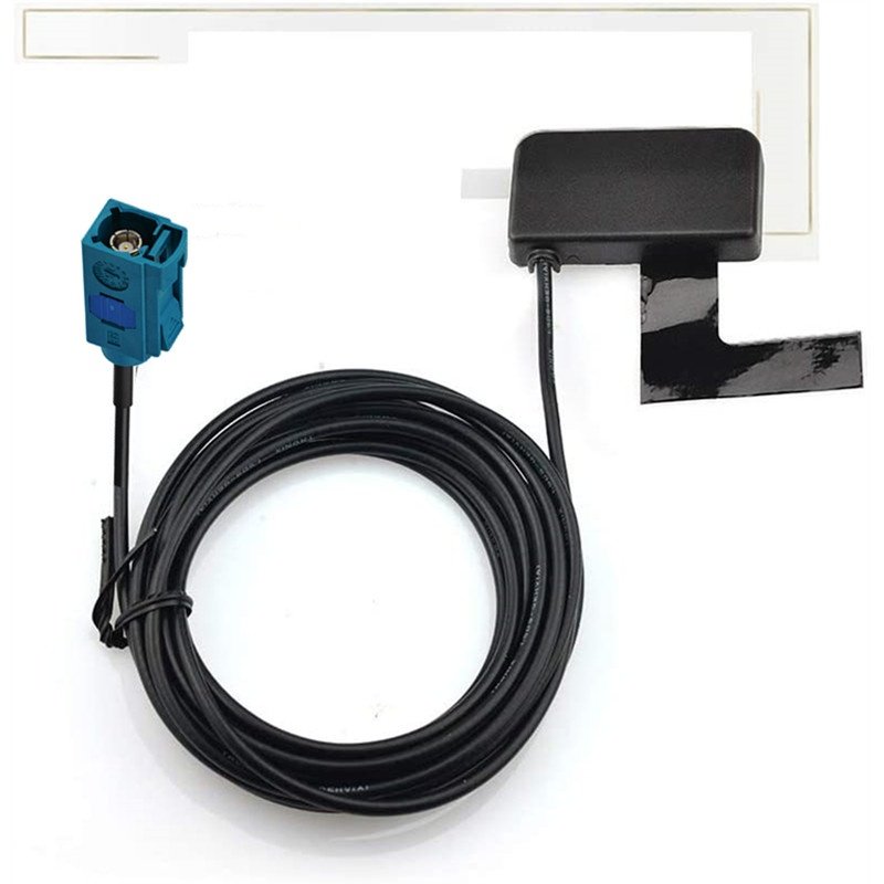 Cross Border Manufacturer DAB Car Radio Antenna with Active Signal Enhancement Stainless Steel FM/AM Function