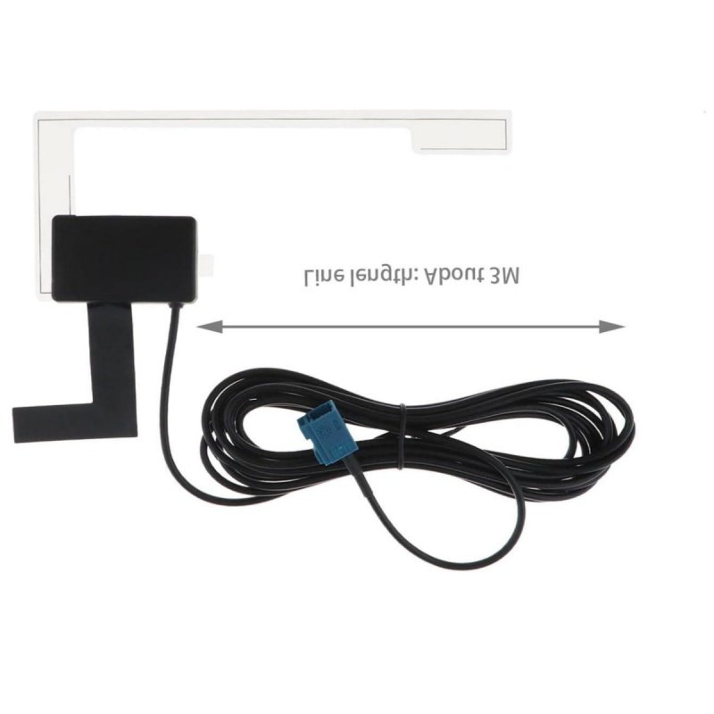Cross Border Manufacturer DAB Car Radio Antenna with Active Signal Enhancement Stainless Steel FM/AM Function