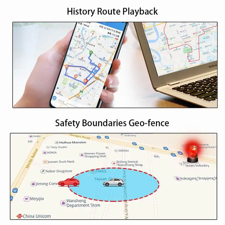 Design Wholesale Price Anti-Theft Car Interior GPS Tracker Remote Management Geofencing ACC Ignition Detection GPS Car Tracker