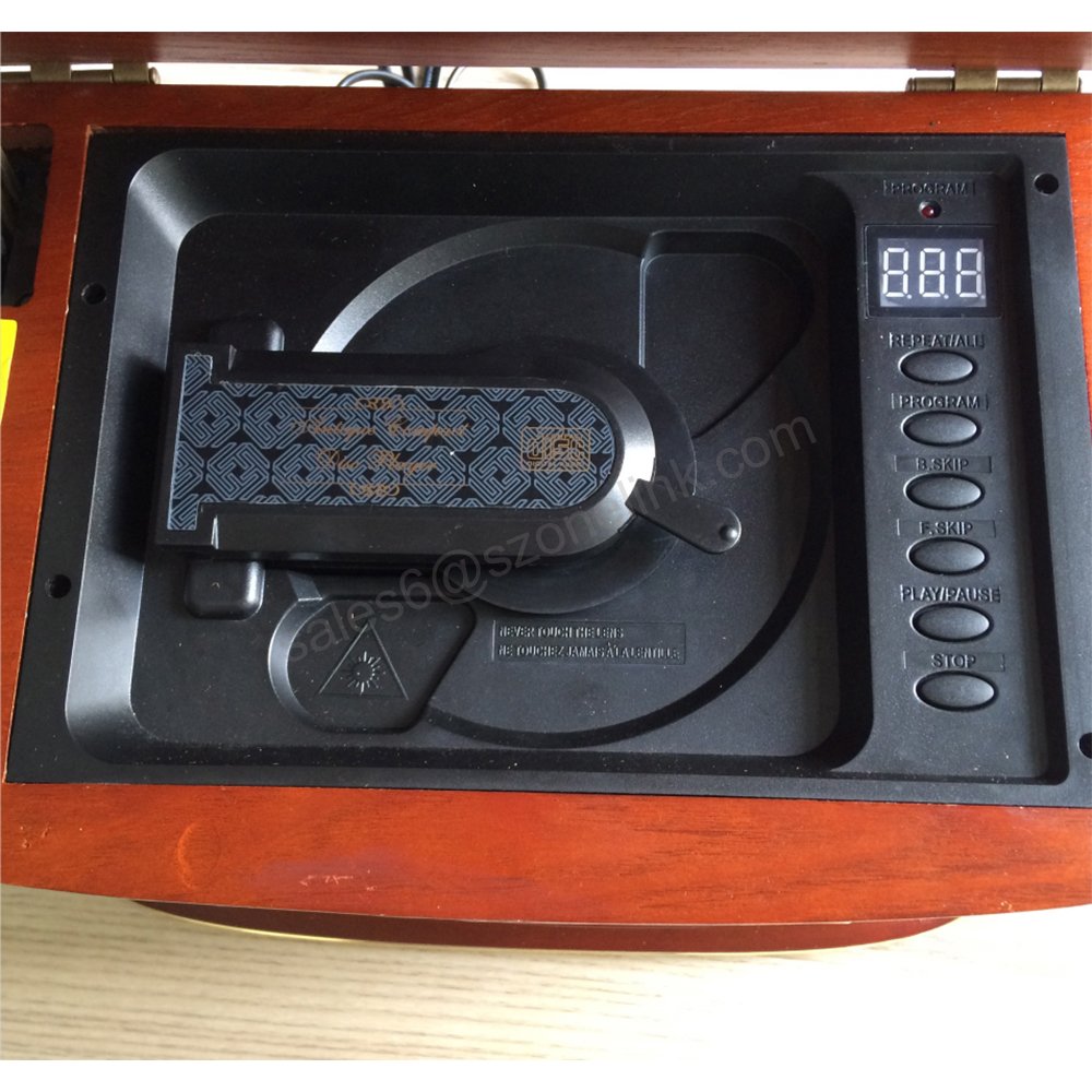 Antique Old Wooden CD Player Retro Radio with Pigtail Antenna for Sale