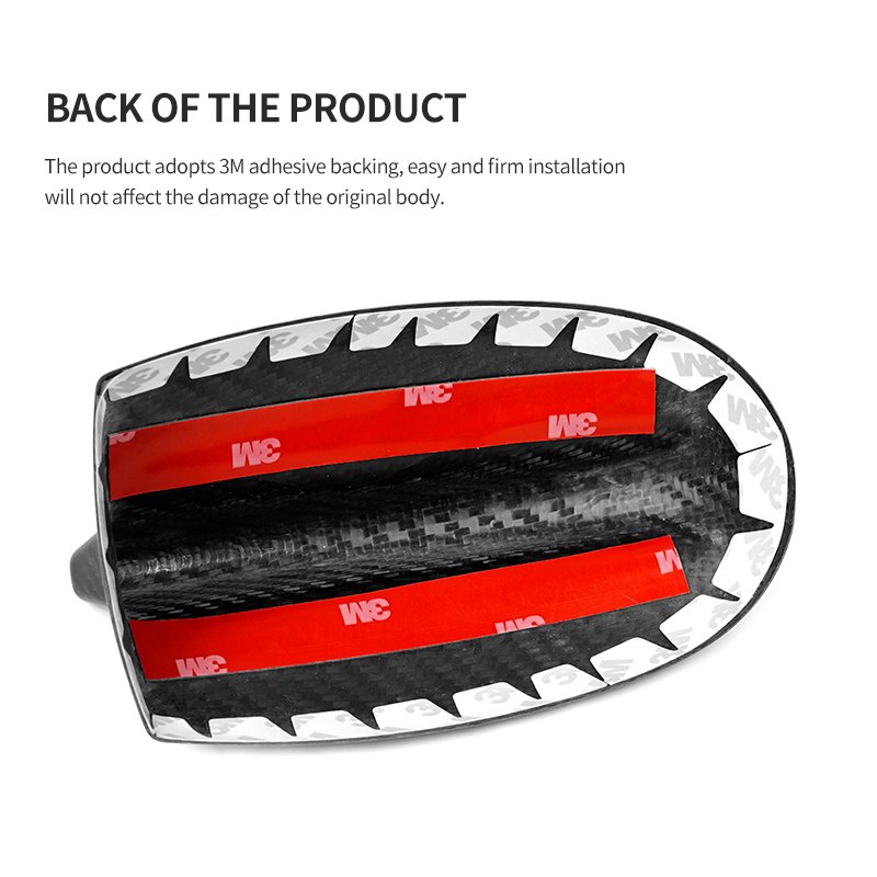 Real Carbon Fiber Roof Antenna Decoration Shell Antenna Cover for Dodge Charger 2015-2022