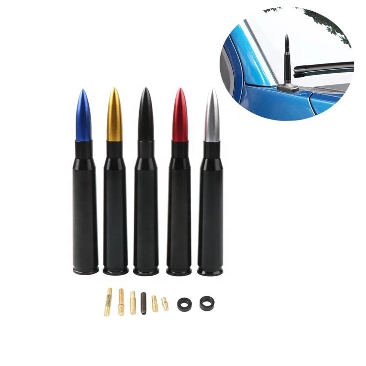Factory price hot-selling car modification personality universal bullet antenna herdsman vehicle decoration roof antenna
