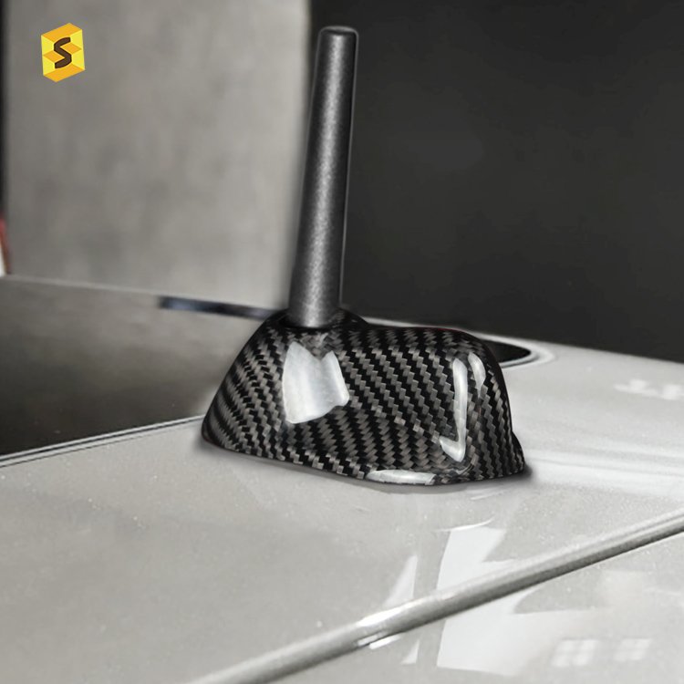 ES Factory Price Vehicles Accessories Antenna Replacement Carbon Fiber Car WIFI Antenna Cover for MINI R56 R55