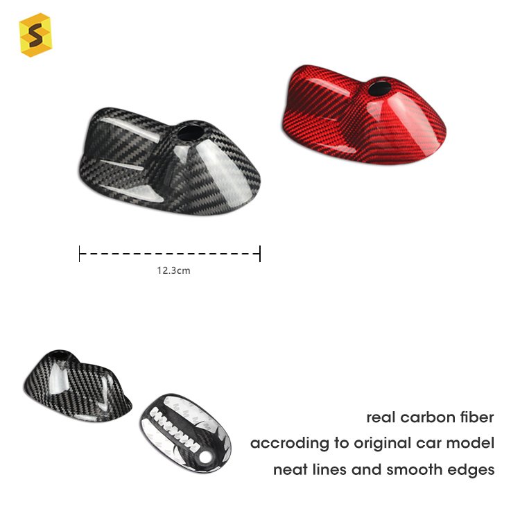 ES Factory Price Vehicles Accessories Antenna Replacement Carbon Fiber Car WIFI Antenna Cover for MINI R56 R55