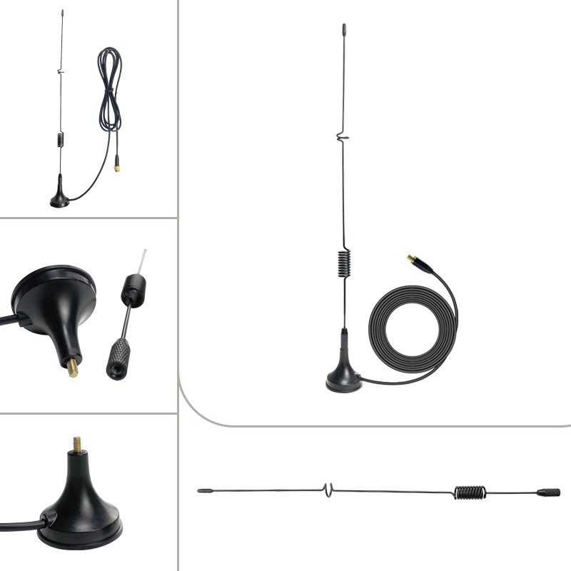 External Omni Directional 698-2300MHz GSM GPRS 3G Signal Booster Receiver Magnet Base Mount Sucker Antenna With SMA-Male Plug