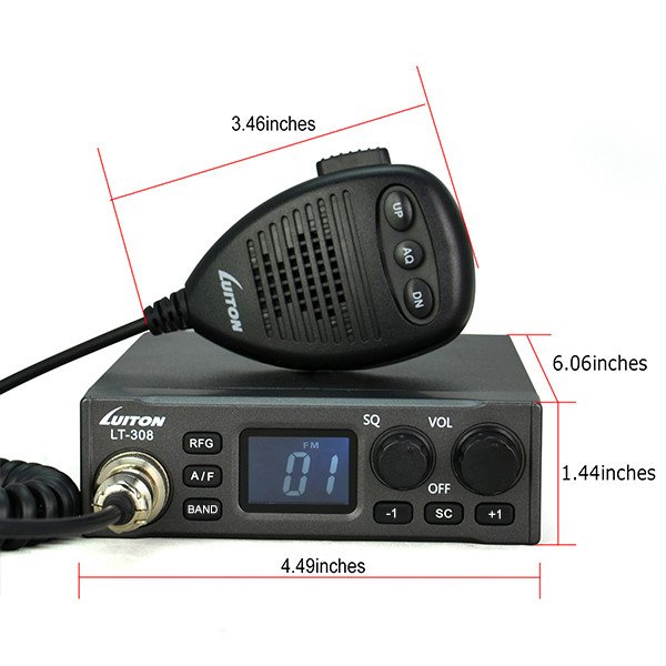 Luiton CB Radio LT-308 28.000 - 29.699 Mhz CB Transceiver Radio With CE&RoHS Approved