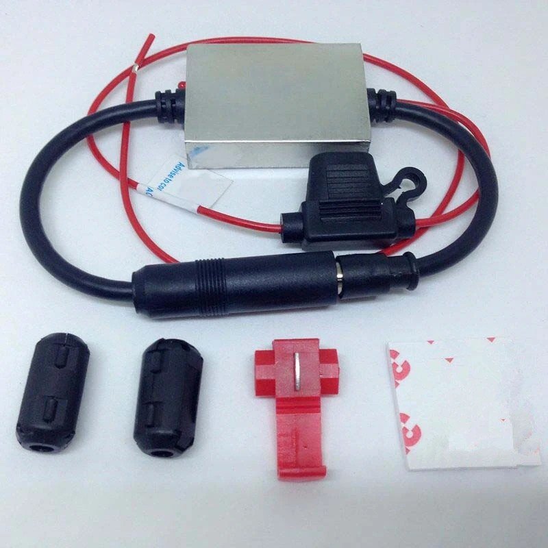 FM Signal Amplifier Anti-interference Metal Car Antenna Radio Universal Auto FM Booster Amp 88-108 Mhz 12V Automobile Parts