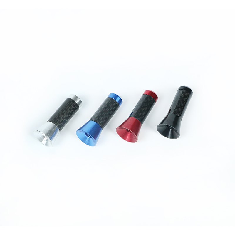 PUERXIN 3.5/8/12CM Car Styling Universal Car Auto Antenna Carbon Fiber Car Roof Modified Decoration Antennas