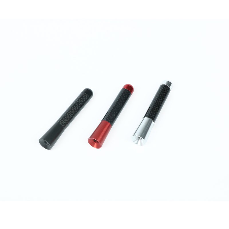 PUERXIN 3.5/8/12CM Car Styling Universal Car Auto Antenna Carbon Fiber Car Roof Modified Decoration Antennas