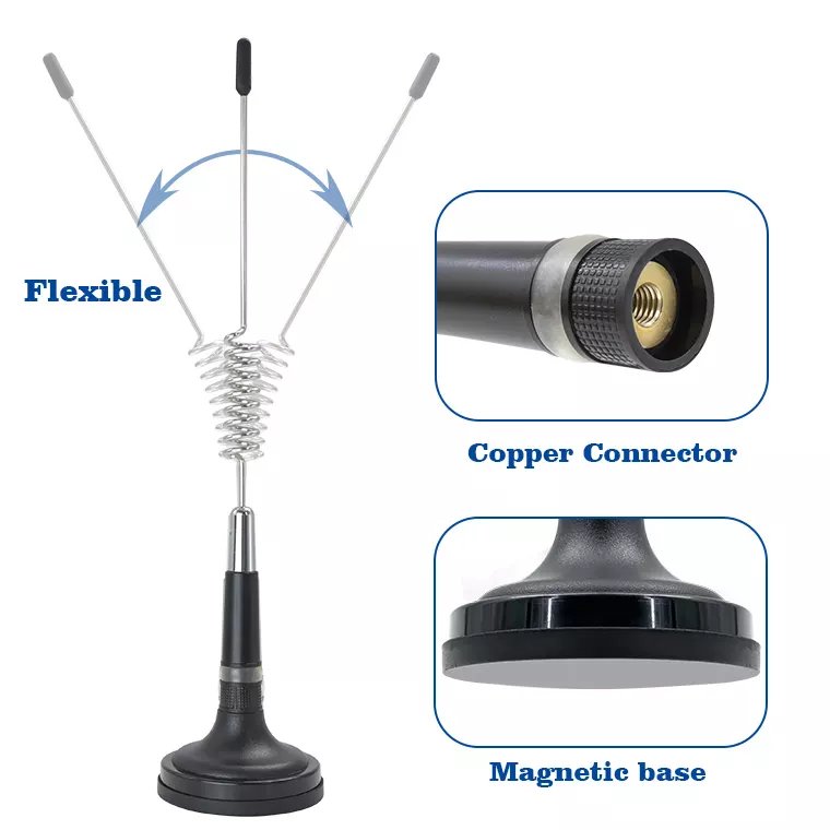 Hot Selling Small Size Omni-directional Antenna CB 27MHz Radio Antenna CB for Car