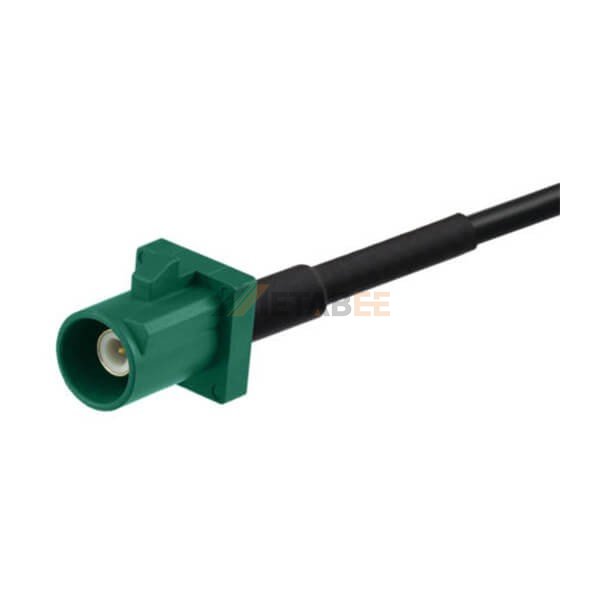 Straight Fakra E Code Male to Female Connector Adapter for Antenna for Car Audio