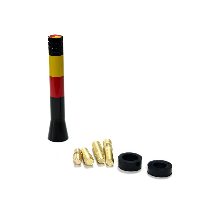 3'' (78mm) Car Short Antenna High Quality Flag Style Signal Antennas Decorations Compatible with MINI Cooper All Models