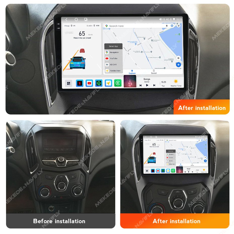 MEKEDE M6 3D Car Navigation System Touch Screen Android 8 Core for Chery Arrizo 5 2016 ADAS DVR 360 Panoramic Camera