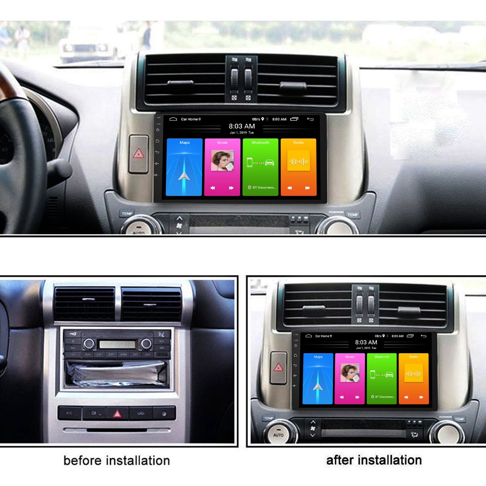 Universal 2din Double Din 9" 10" CAR AUDIO MP5 GPS Android DVD RADIO STEREO PLAYER