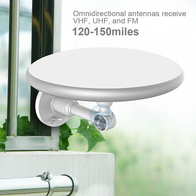 AN-5005 Outdoor Digital TV Antenna 360 Dual Omni Directional Car TV Antena
