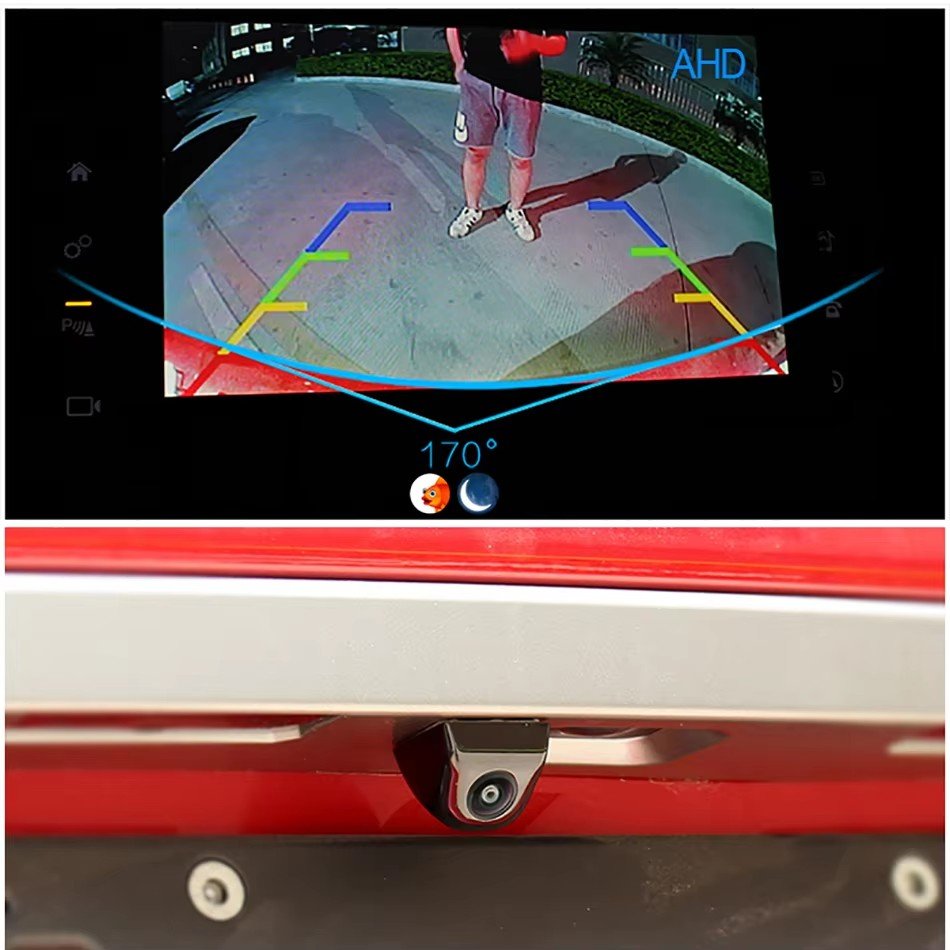 HD 720P Fisheye Wireless Dual-band Antennas 2.4GHZ/5GHZ WiFi Car DVR Recorder Rear View Camera for iPhone and Android Phone