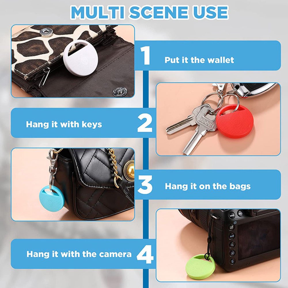 Mini Key Finder Locator Wireless Pet Cat Dog Smart Key Keychain Finder Located Tracer Gps Locator Keychains for Kids Gps Tracker
