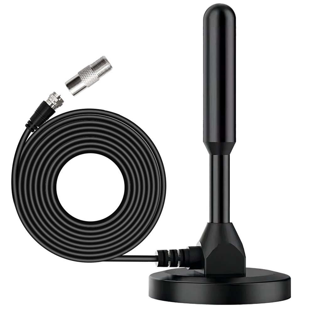 Magnetic Antenna Digital Antenna for HDTV Indoor Outdoor Car TV Antenna with Strong Magnetic Base