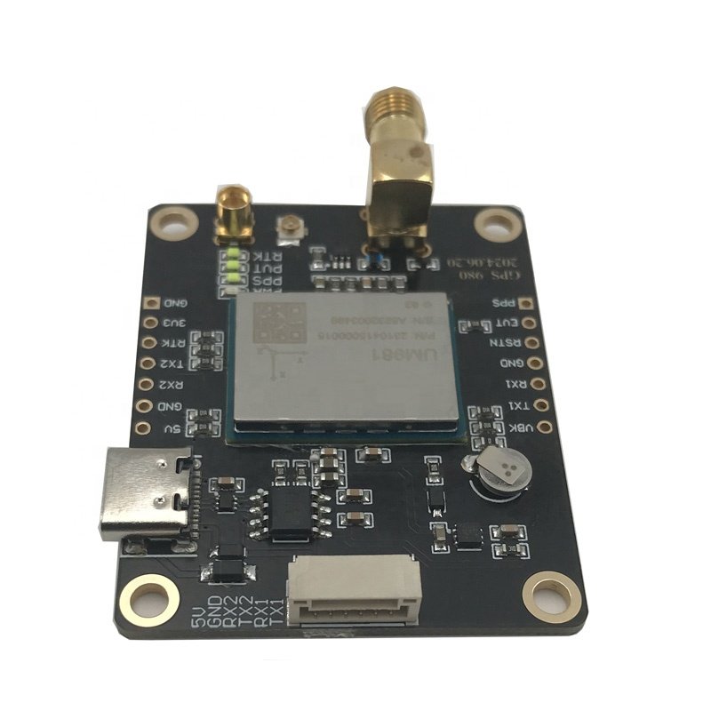 UM981 GNSS Module EM-981DM RTK/INS IMU Board Type-C GPS Beidou Glonass Galileo QZSS For Vehicle Positioning with EM-500 Antenna