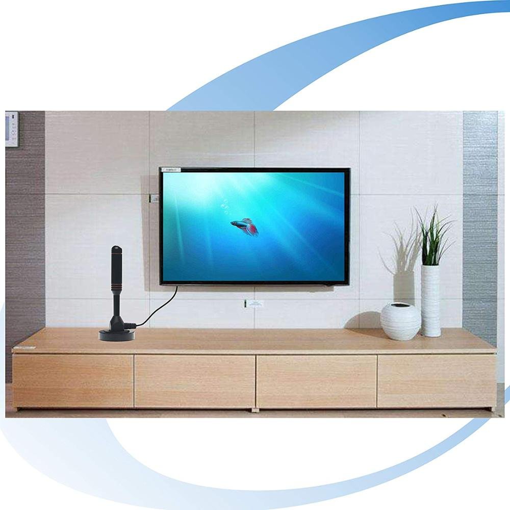 Factory Price Home Hdtv Digital Antena 4K 1080P 150 Mile Range Car Dtv Uhf Tv Antenna with Magnetic Base