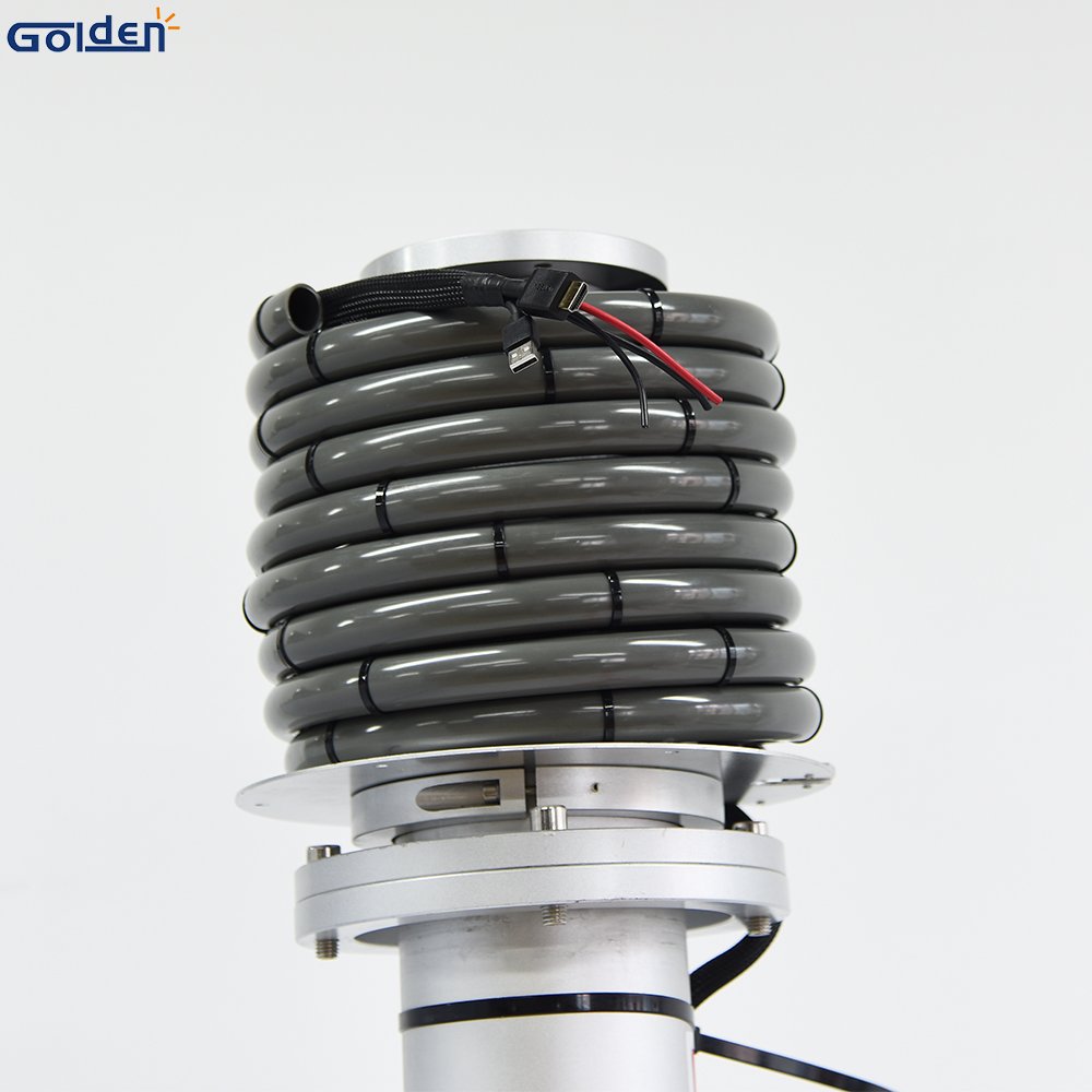 Field-Swappable Non-lockable Extend and Retract Air Control Manual Pneumatic Telescopic Mast