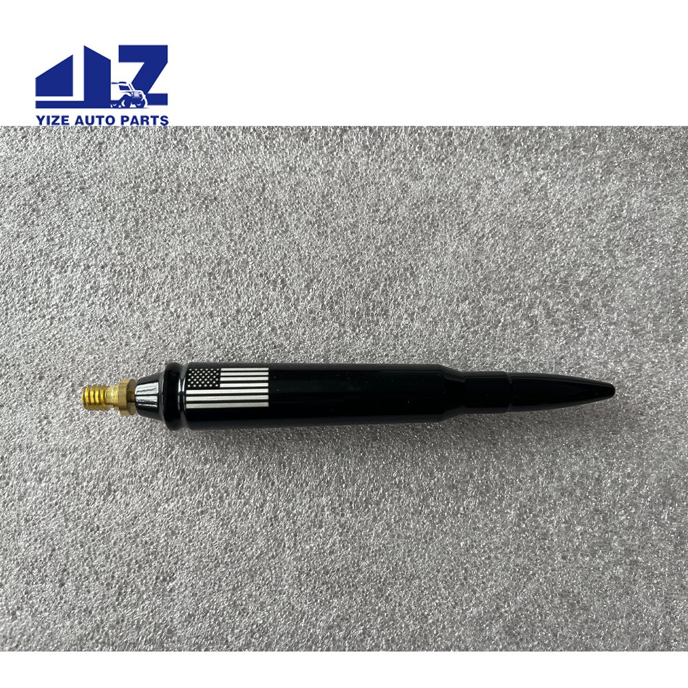Bullet Antenna Mast for Jeep Wrangler TJ JK JL JT Gladiator JT Accessories Radio Antenna Replacement US Flag Pattern
