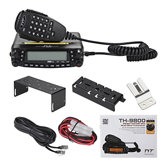 TYT TH-9800 Mobile Radio 50W Walkie Talkie Car Mobile Radio Mobile Transceiver Radio Walkie Talkie