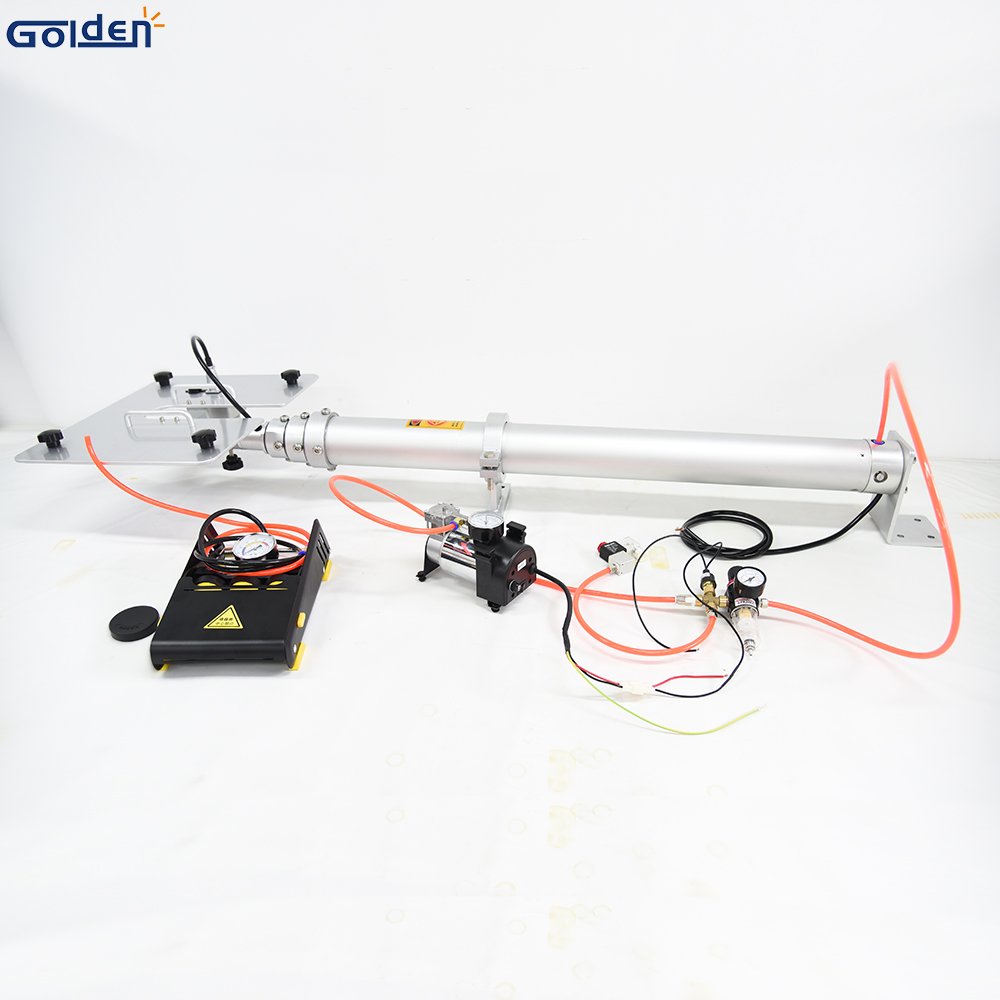 Supporting Bracket Base Push Up Pole Air Pump Telescopic Masts for Mounting Lamps