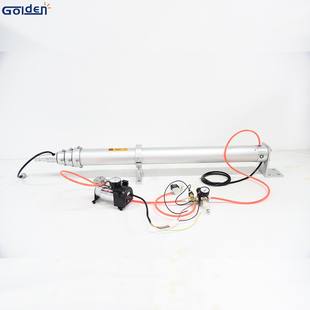 Supporting Bracket Base Push Up Pole Air Pump Telescopic Masts for Mounting Lamps