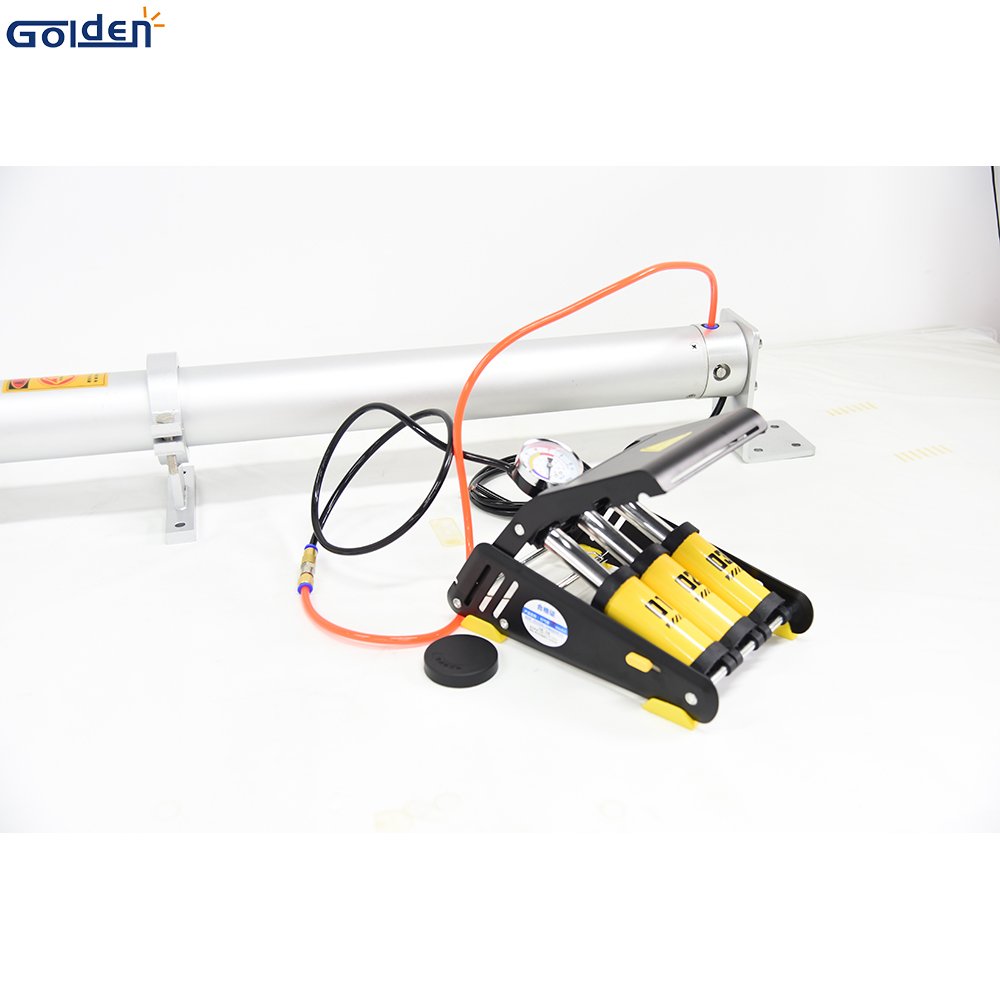 Supporting Bracket Base Push Up Pole Air Pump Telescopic Masts for Mounting Lamps