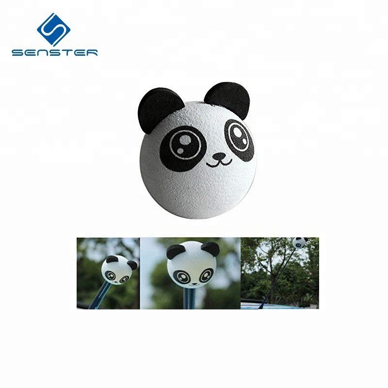 Cartoon Car Antenna Ball Toppers Car Roof Decoration EVA Foam Balls