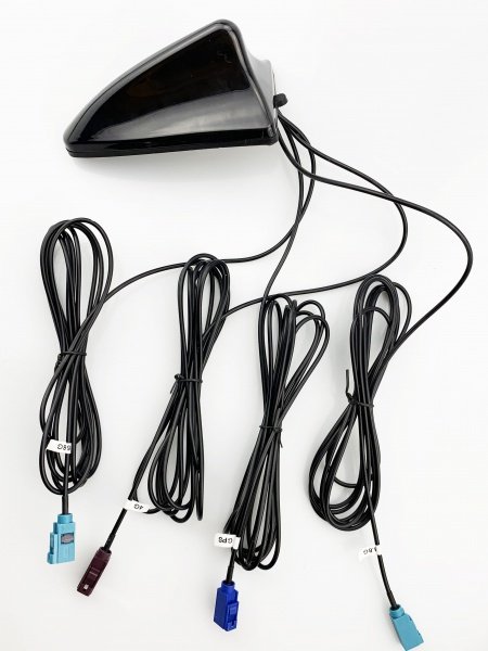 Car Antenna Customized Shark Fin Antenna 4G 5.9G With S-M-A Connector for Car, IP67 Waterproof External Cable